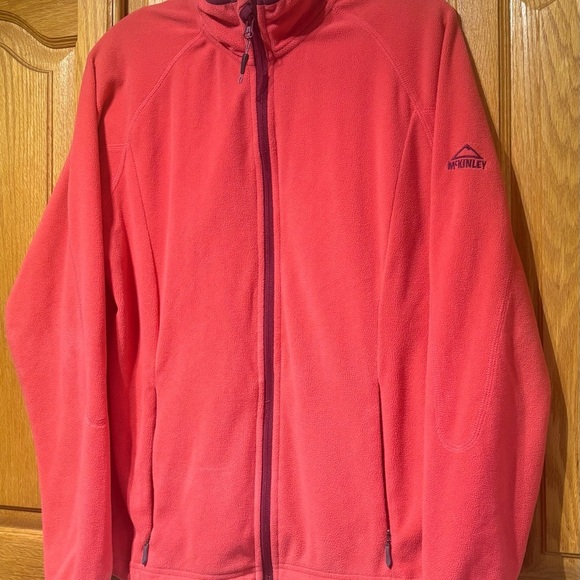 Mckinley Nelia II Full Zip Light Fleece Jacket Cayenne Colour Women's Large EUC - Picture 2 of 11